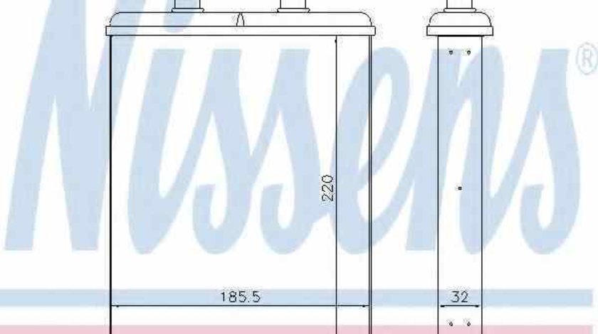 Radiator calorifer caldura IVECO DAILY IV bus NISSENS 71817