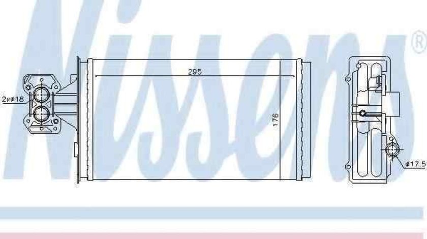 Radiator calorifer caldura IVECO EuroCargo NISSENS 71803