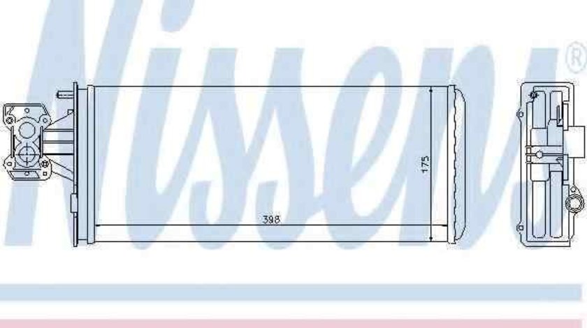 Radiator calorifer caldura IVECO EuroStar NISSENS 71804