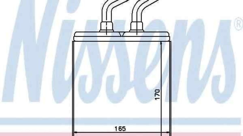 Radiator calorifer caldura KIA RIO combi (DC) NISSENS 77515