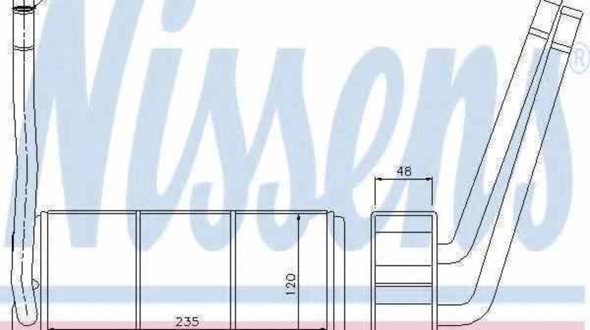 Radiator calorifer caldura LAND ROVER FREELANDER Soft Top NISSENS 73001
