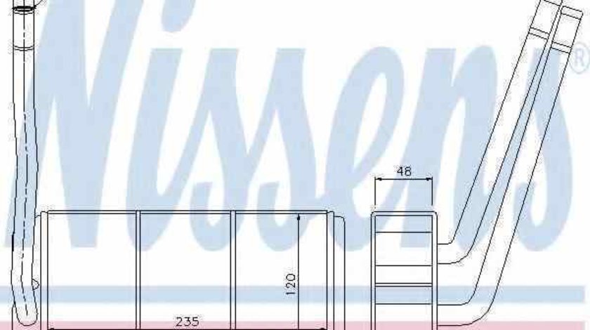 Radiator calorifer caldura LAND ROVER FREELANDER Soft Top Producator NISSENS 73001