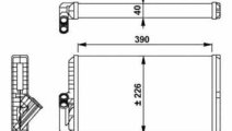 Radiator calorifer caldura MERCEDES-BENZ ACTROS NR...