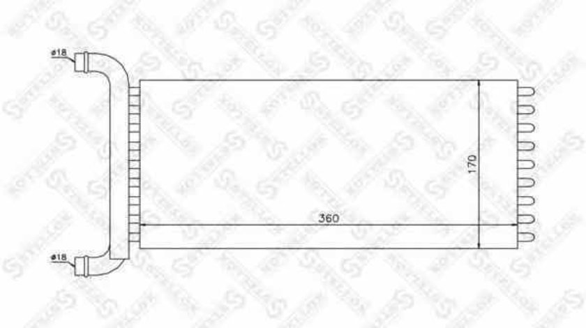 Radiator calorifer caldura MERCEDES-BENZ SPRINTER 3-t caroserie 906 THERMOTEC D6M011TT