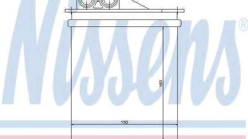 Radiator calorifer caldura MERCEDES-BENZ SPRINTER 3,5-t caroserie (906) NISSENS 72040