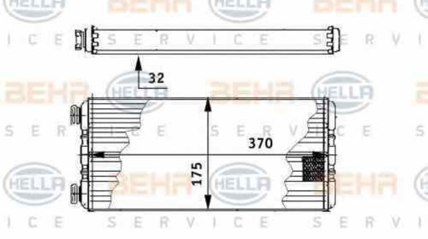 Radiator calorifer caldura Producator HELLA 8FH 351 312-571