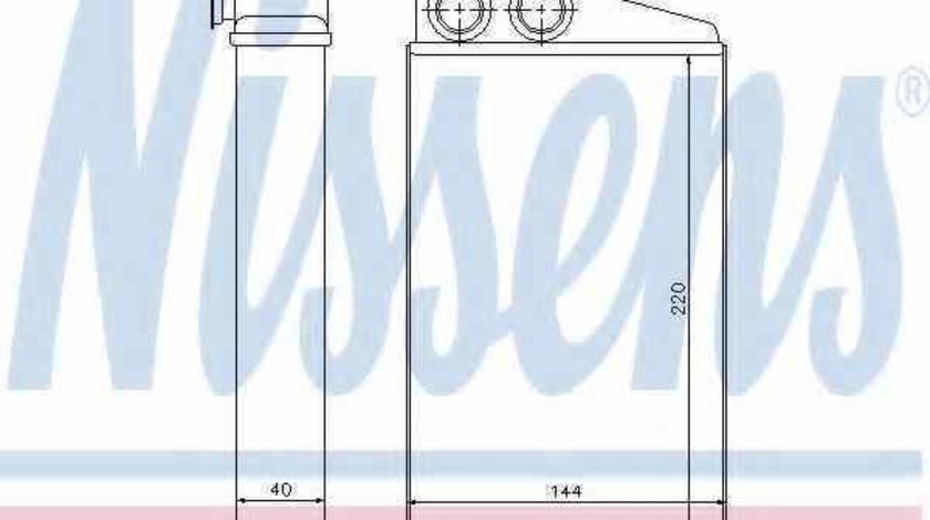 Radiator calorifer caldura RENAULT GRAND SCÉNIC II JM0/1 Producator NISSENS 73249