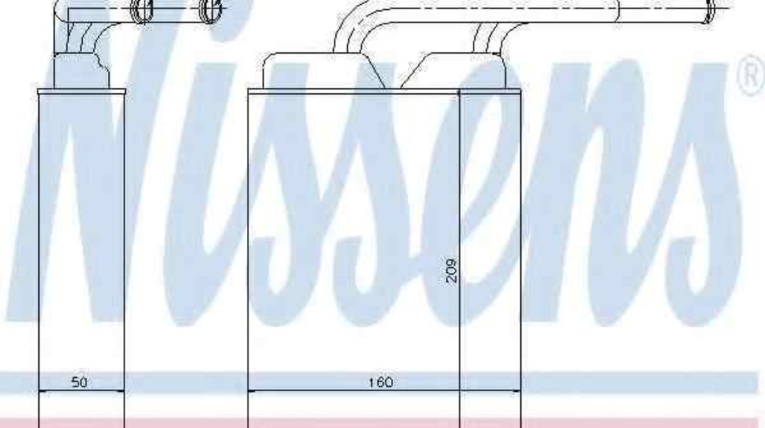 Radiator calorifer caldura RENAULT TWINGO I (C06_) NISSENS 73349