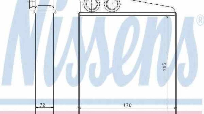 Radiator calorifer caldura VW PASSAT CC 357 NISSENS 70228