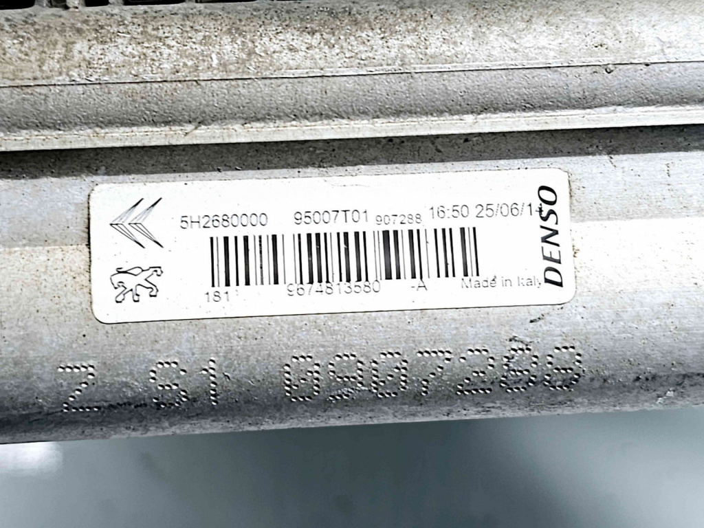 Radiator clima / AC PEUGEOT 208 [Fabr 2012-prezent] 9674813580 1.2 Benz EB2 60KW / 82CP