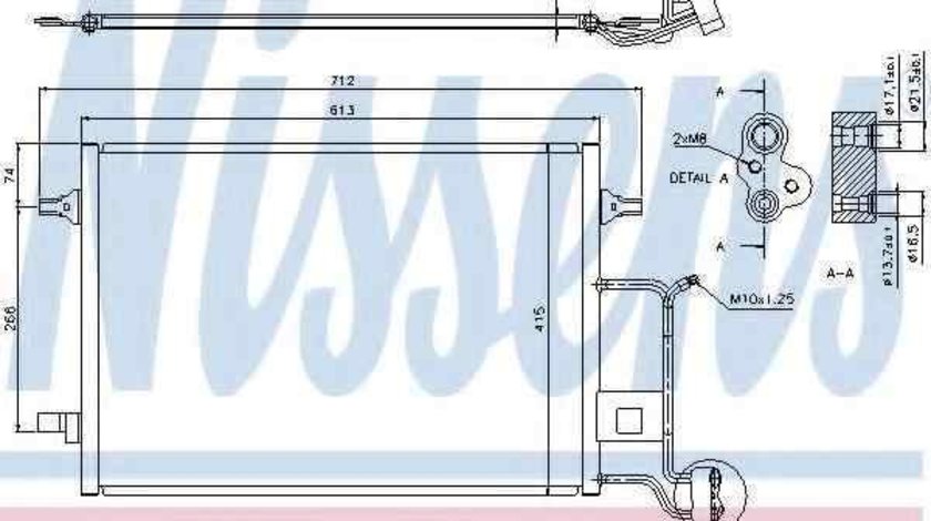 Radiator Clima Aer Conditionat AUDI A4 (8D2, B5) NISSENS 94601