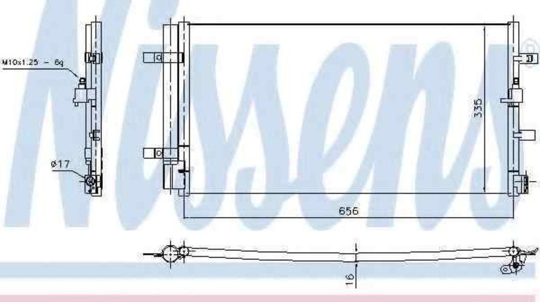 Radiator Clima Aer Conditionat AUDI A4 Allroad (8KH, B8) NISSENS 940430