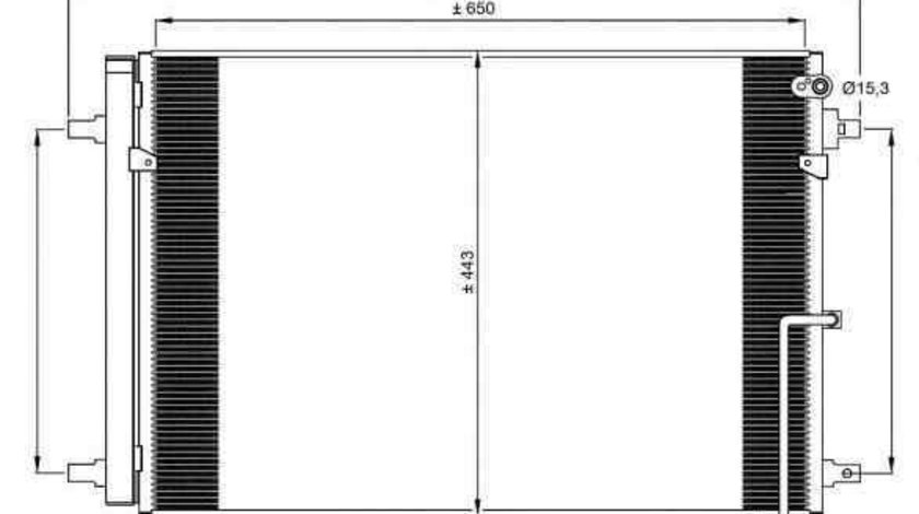 Radiator Clima Aer Conditionat AUDI A8 (4H_) NRF 350059