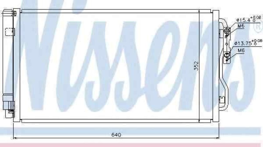 Radiator Clima Aer Conditionat BMW 1 (F20) NISSENS 940236