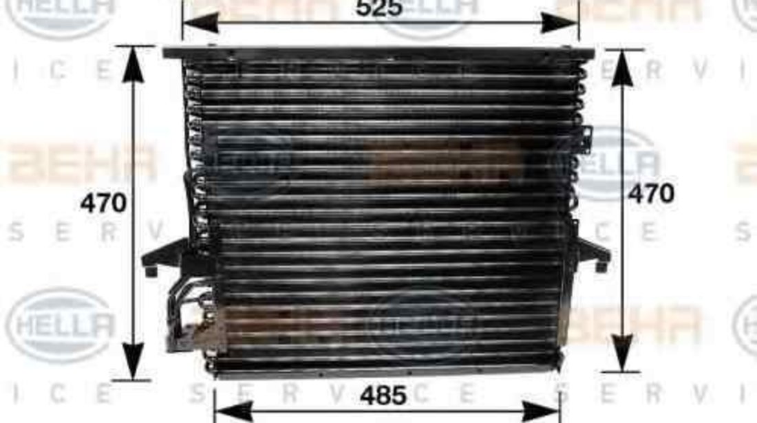 Radiator Clima Aer Conditionat BMW 3 cupe (E36) HELLA 8FC 351 035-001