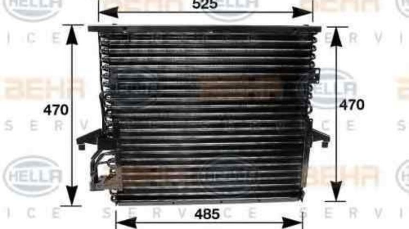 Radiator Clima Aer Conditionat BMW 3 (E36) HELLA 8FC 351 035-001