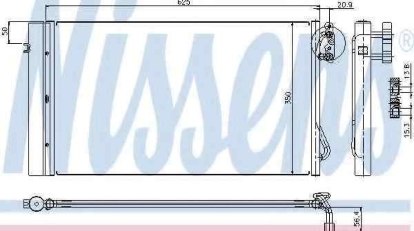 Radiator Clima Aer Conditionat BMW 3 Touring (E91) NISSENS 94873