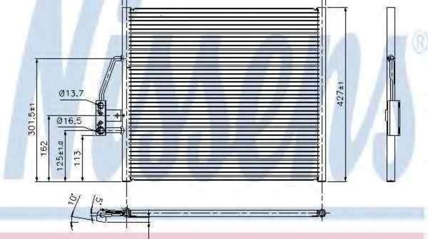 Radiator Clima Aer Conditionat BMW 5 (E39) NISSENS 94274