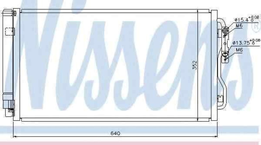 Radiator Clima Aer Conditionat BMW i3 NISSENS 940236