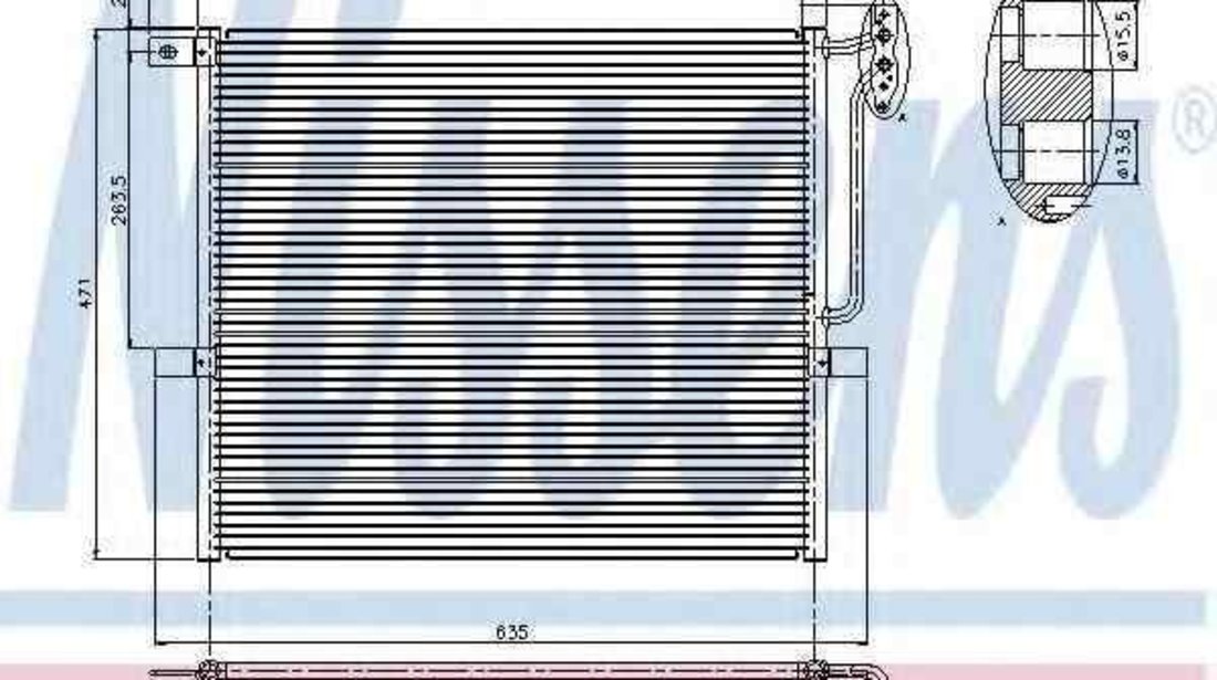 Radiator Clima Aer Conditionat BMW X3 (E83) NISSENS 94761