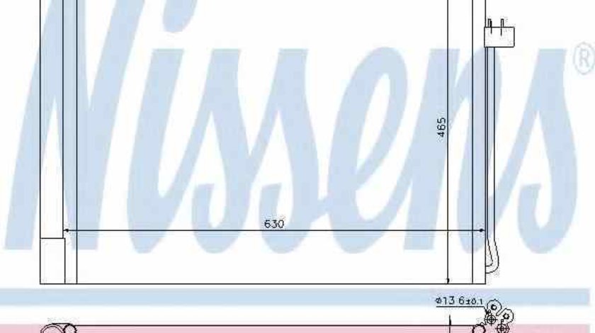 Radiator Clima Aer Conditionat BMW X5 F15 F85 NISSENS 940058