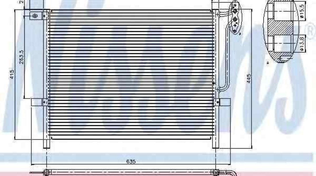 Radiator Clima Aer Conditionat BMW Z4 cupe (E86) NISSENS 94894