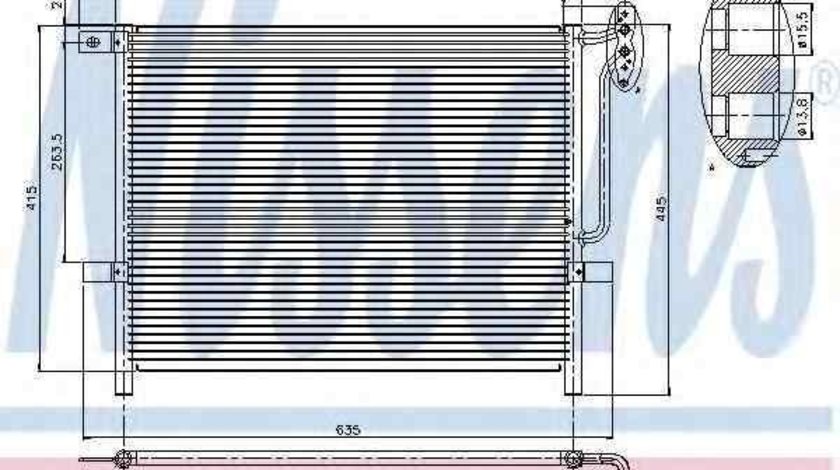 Radiator Clima Aer Conditionat BMW Z4 cupe (E86) NISSENS 94894