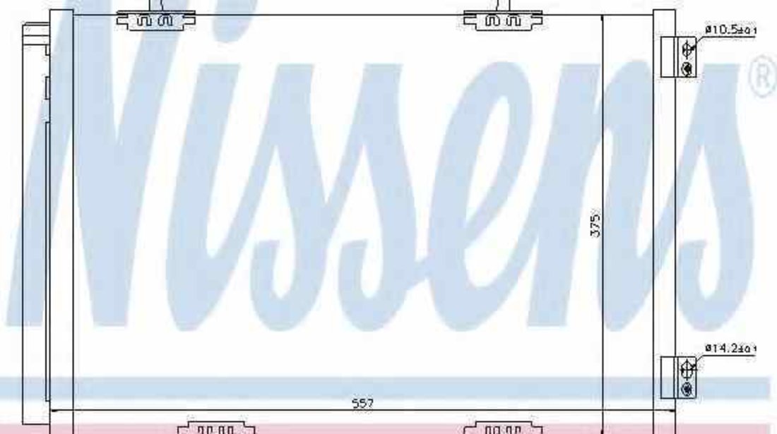 Radiator Clima Aer Conditionat CITROËN C3 II Producator NISSENS 940055