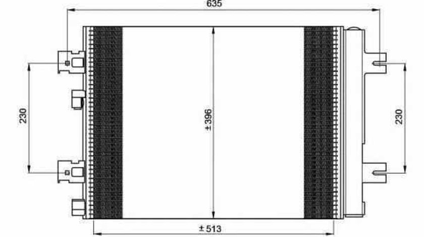 Radiator Clima Aer Conditionat DACIA DUSTER NRF 35947