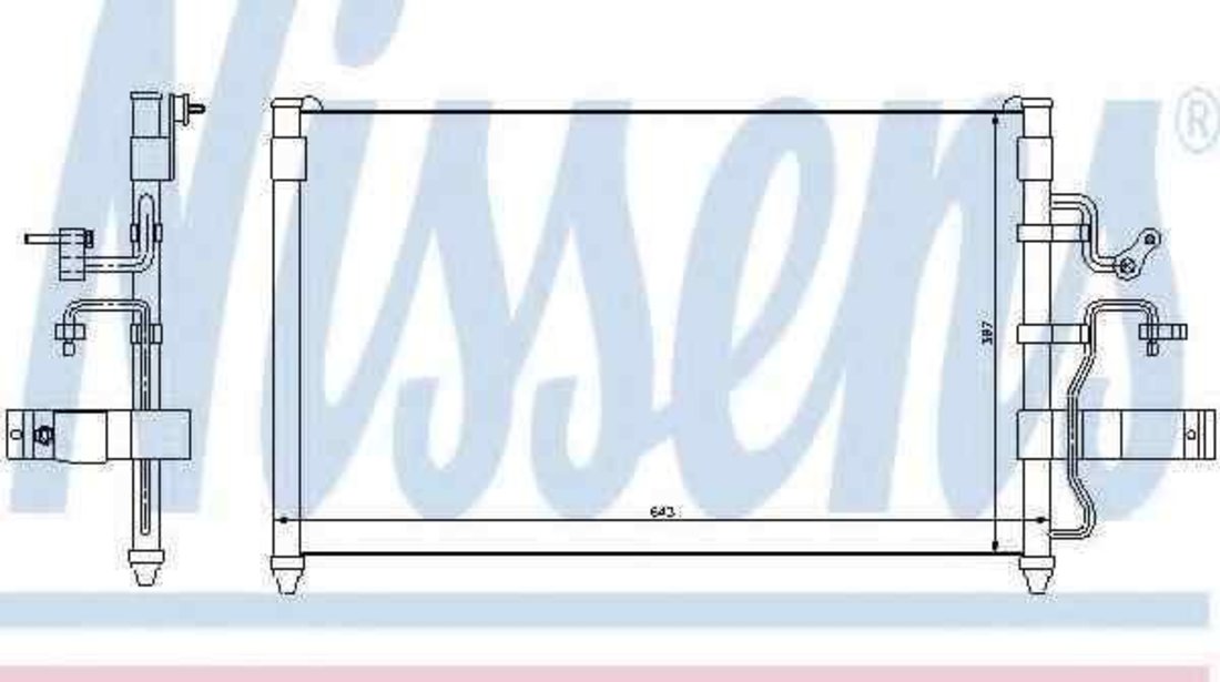 Radiator Clima Aer Conditionat DAEWOO LEGANZA (KLAV) NISSENS 94413