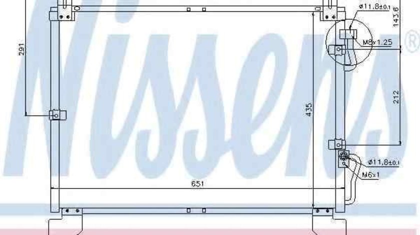 Radiator Clima Aer Conditionat DAEWOO REXTON (GAB_) NISSENS 94861