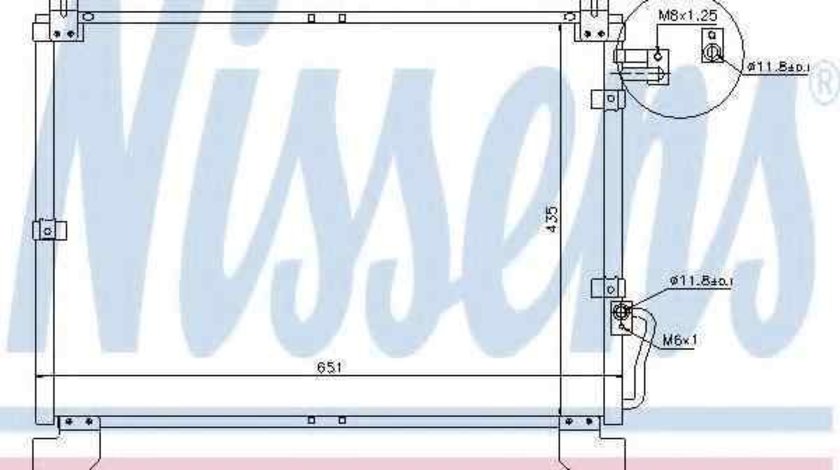 Radiator Clima Aer Conditionat DAEWOO REXTON (GAB_) NISSENS 94642