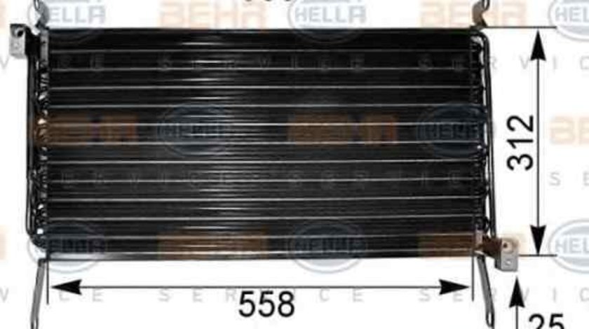 Radiator Clima Aer Conditionat FIAT BRAVA (182) HELLA 8FC 351 038-631