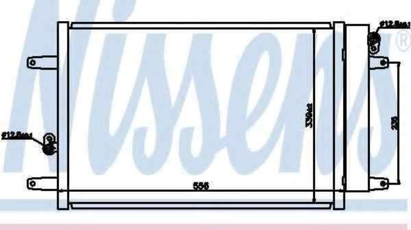 Radiator Clima Aer Conditionat FORD GALAXY (WGR) NISSENS 94575