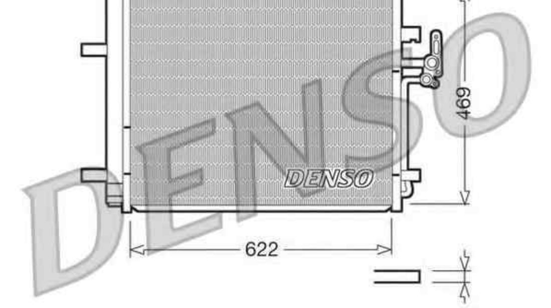 Radiator Clima Aer Conditionat FORD MONDEO IV (BA7) DENSO DCN10016