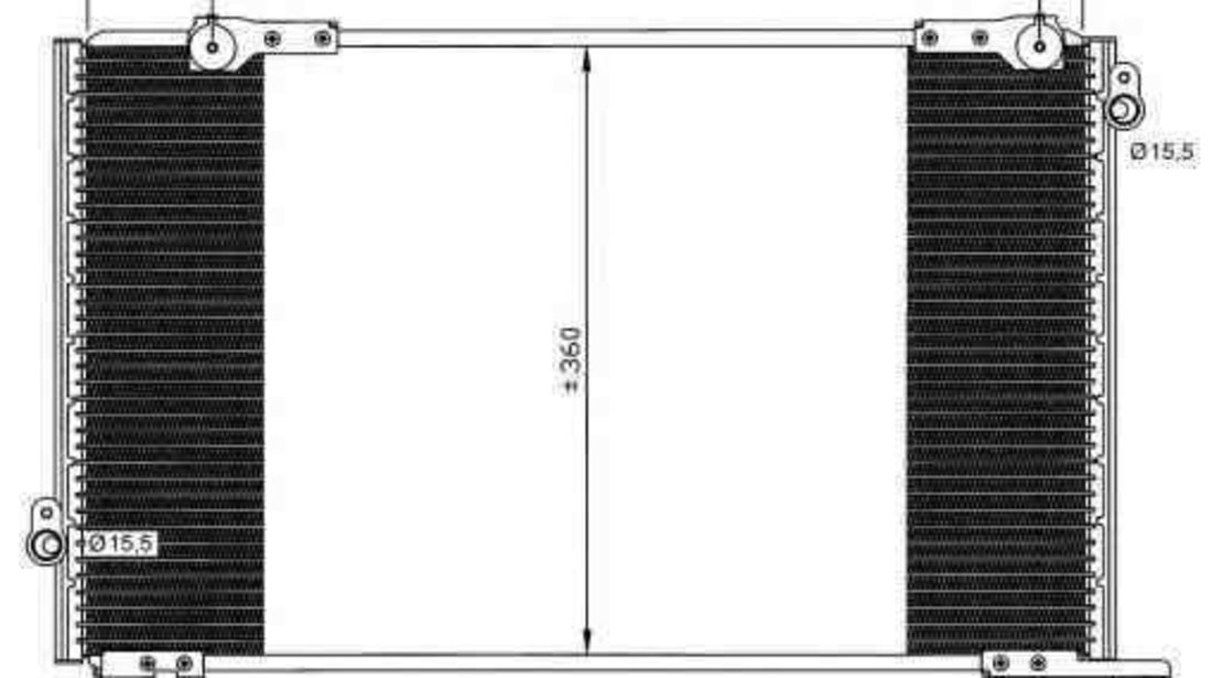 Radiator Clima Aer Conditionat HONDA ACCORD VI (CG, CK) NRF 35607