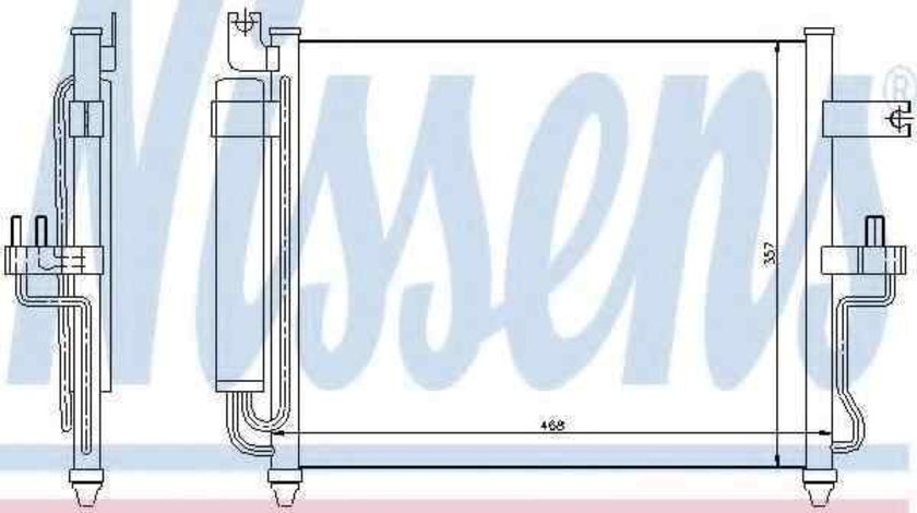 Radiator Clima Aer Conditionat HYUNDAI ACCENT II (LC) NISSENS 94452