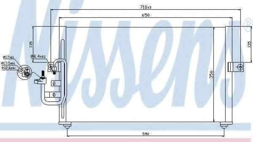 Radiator Clima Aer Conditionat HYUNDAI COUPE (RD) NISSENS 940312