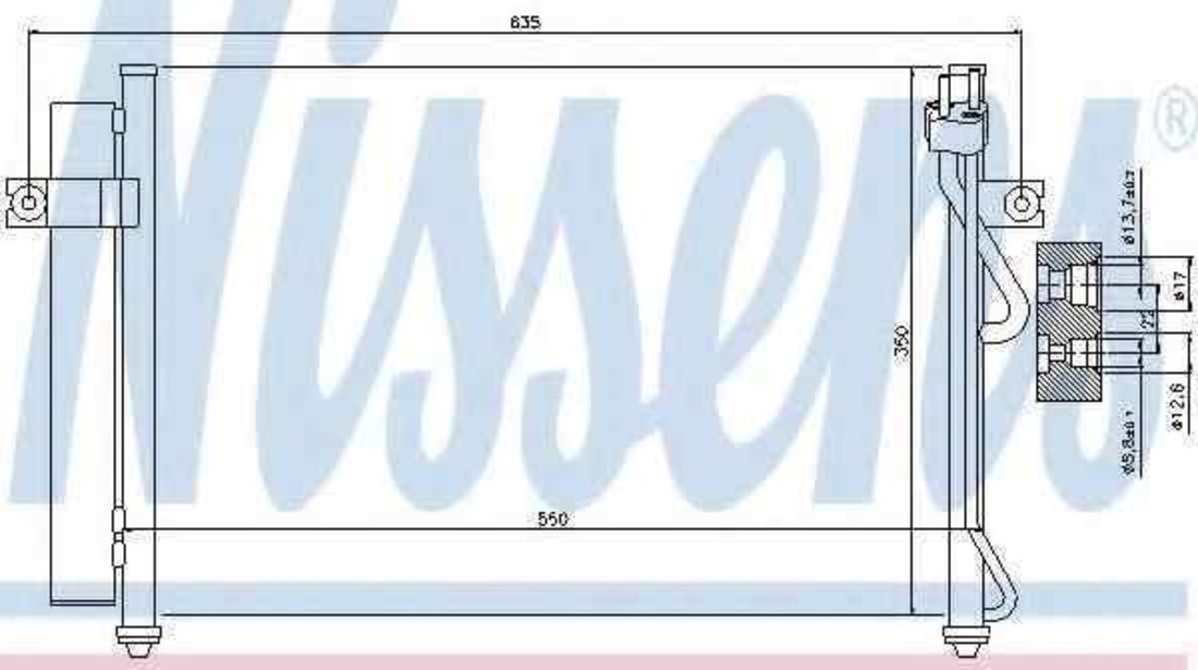 Radiator Clima Aer Conditionat HYUNDAI GETZ (TB) NISSENS 94815