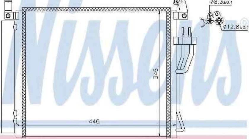 Radiator Clima Aer Conditionat HYUNDAI i10 (PA) NISSENS 940206