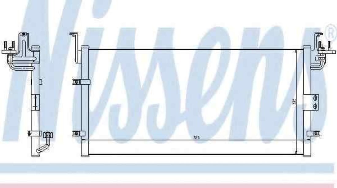 Radiator Clima Aer Conditionat HYUNDAI SONATA IV (EF) NISSENS 94447