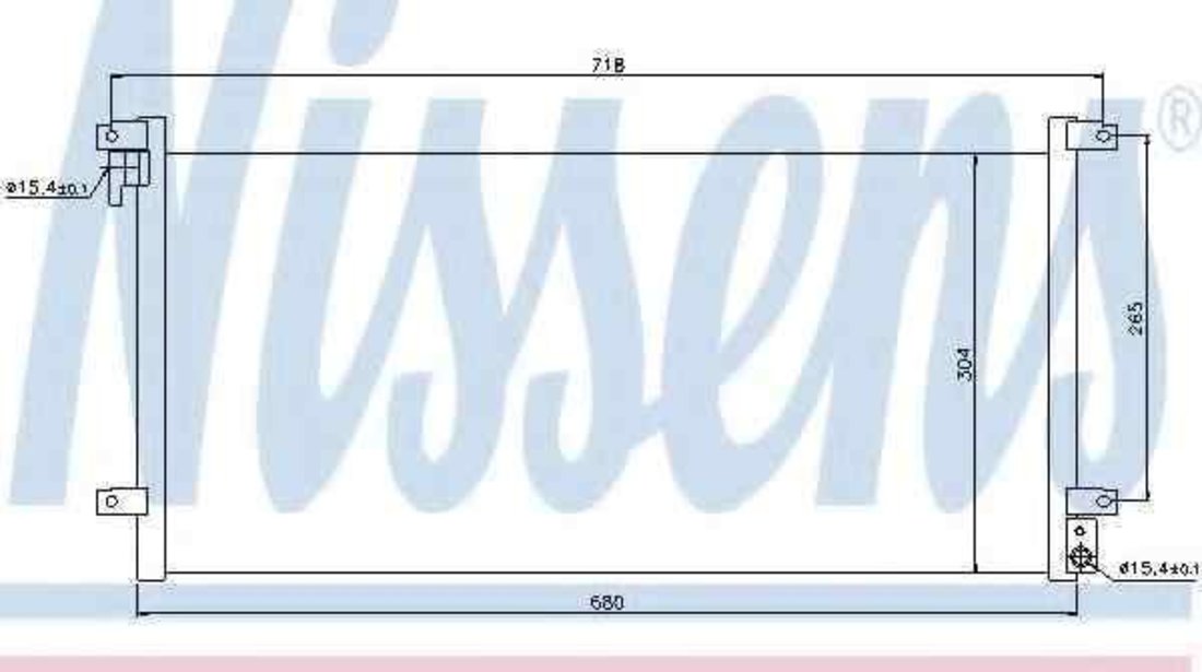 Radiator Clima Aer Conditionat IVECO DAILY III caroserie inchisa/combi NISSENS 94756