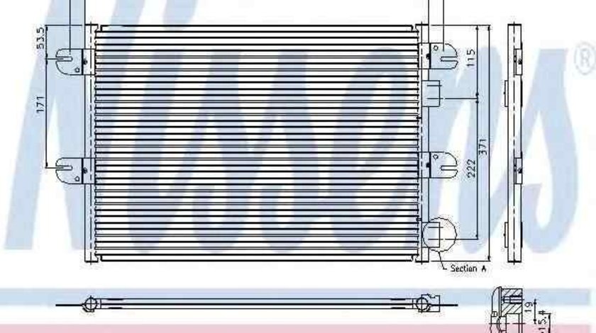 Radiator Clima Aer Conditionat IVECO EuroCargo NISSENS 94764