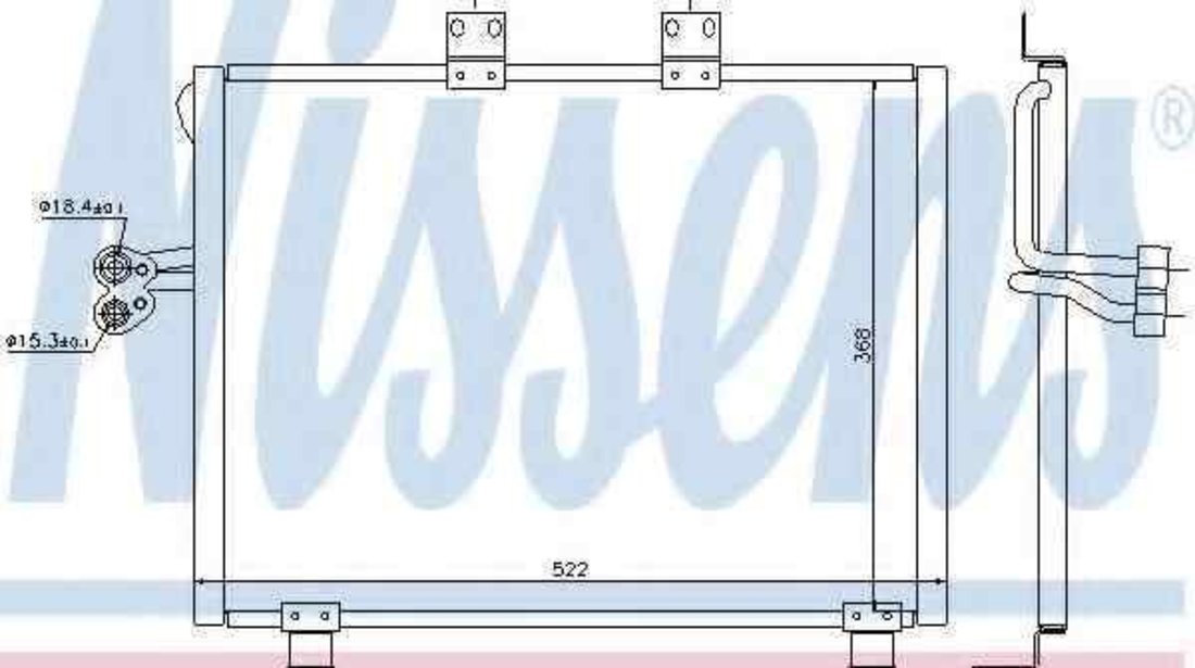 Radiator Clima Aer Conditionat JEEP WRANGLER II (TJ) NISSENS 940017