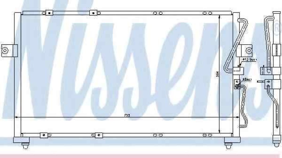 Radiator Clima Aer Conditionat KIA CARNIVAL I (UP) NISSENS 94418