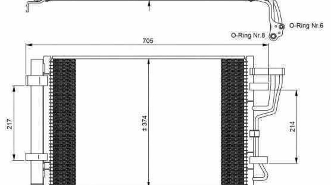 Radiator Clima Aer Conditionat KIA CEE'D SW ED NRF 35963