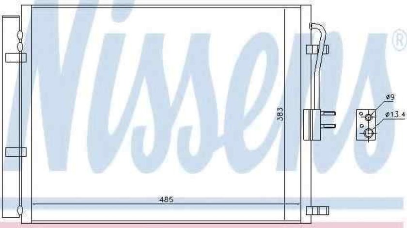 Radiator Clima Aer Conditionat KIA CERATO KOUP (TD) NISSENS 940428