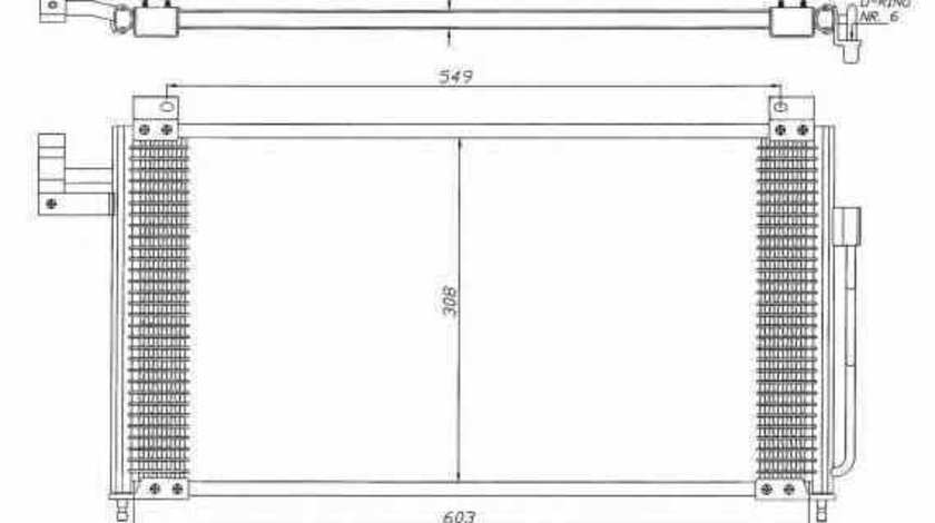 Radiator Clima Aer Conditionat MAZDA 323 F VI BJ NRF 35341