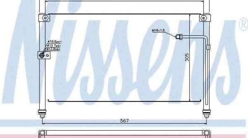 Radiator Clima Aer Conditionat MAZDA 626 IV (GE) NISSENS 94294