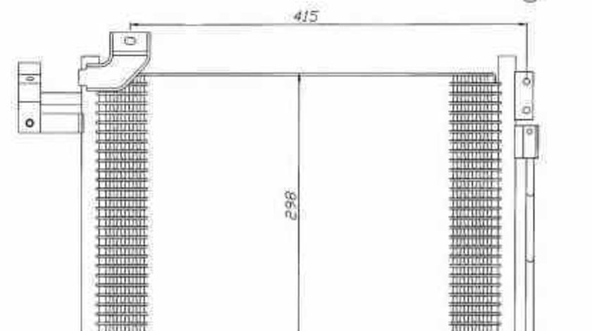 Radiator Clima Aer Conditionat MAZDA FAMILIA VI BJ NRF 35388